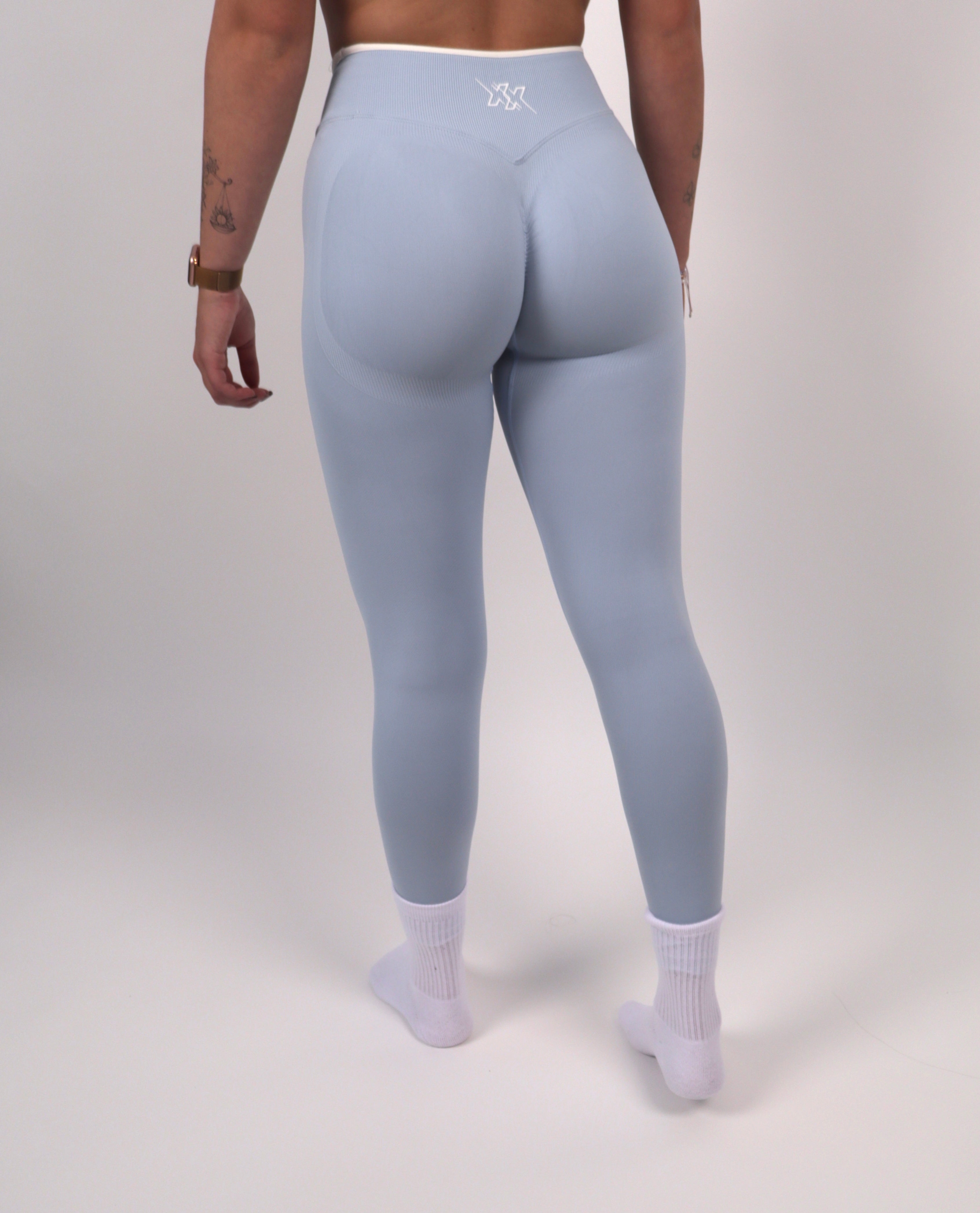 Contourline Scrunch Legging – Ice Blue