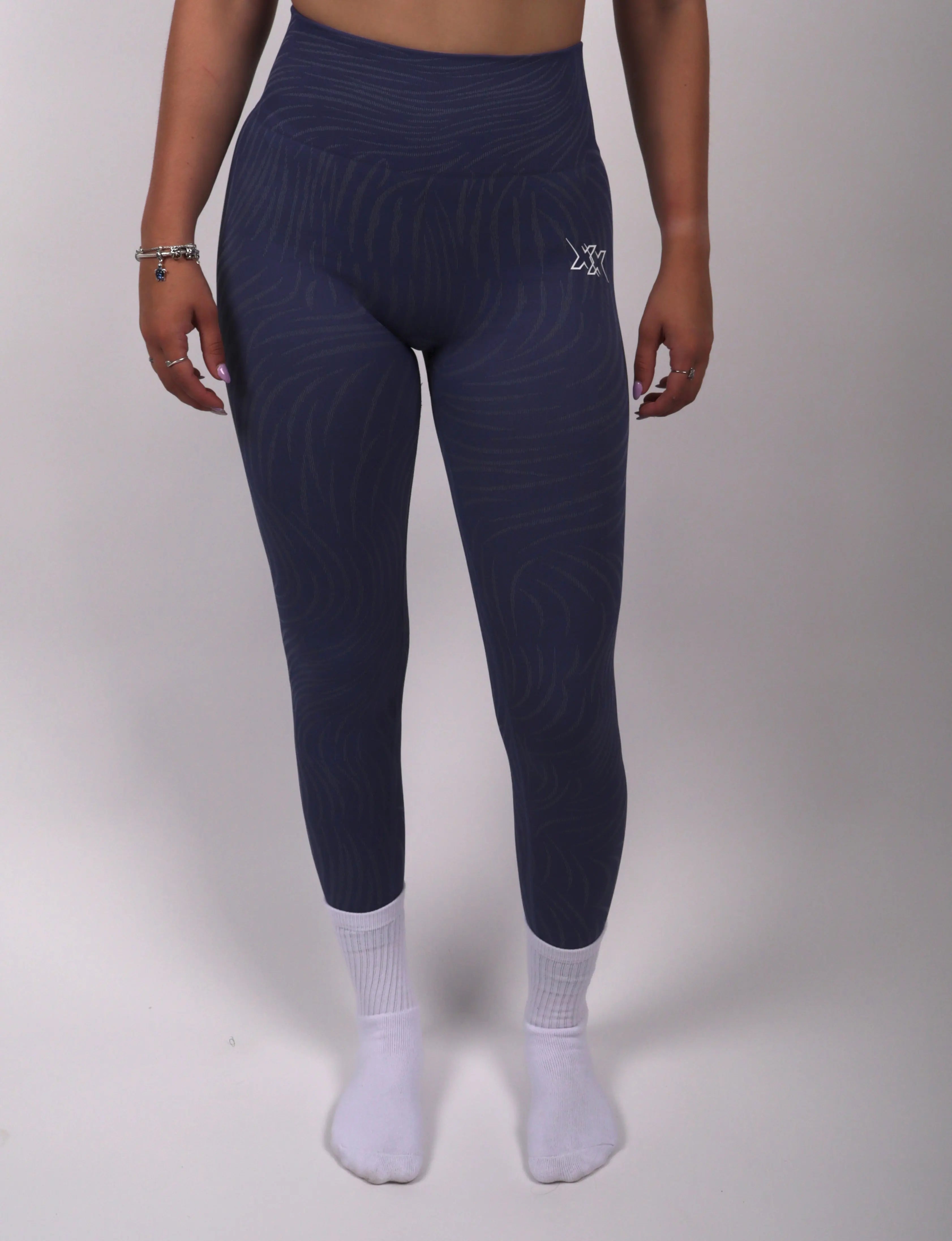 Animal Leggings – Blue Lynx