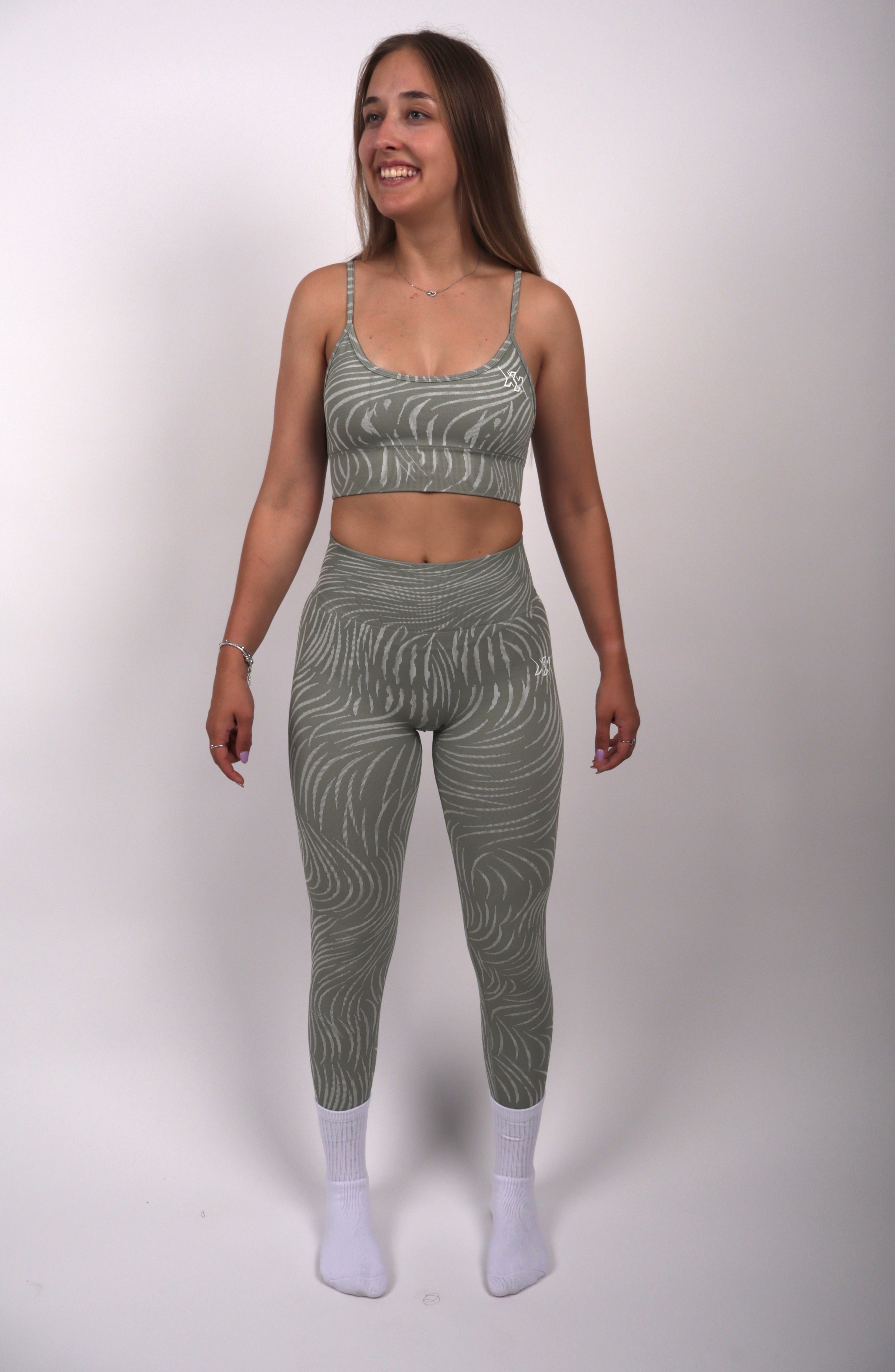 Animal Leggings – Viper Green