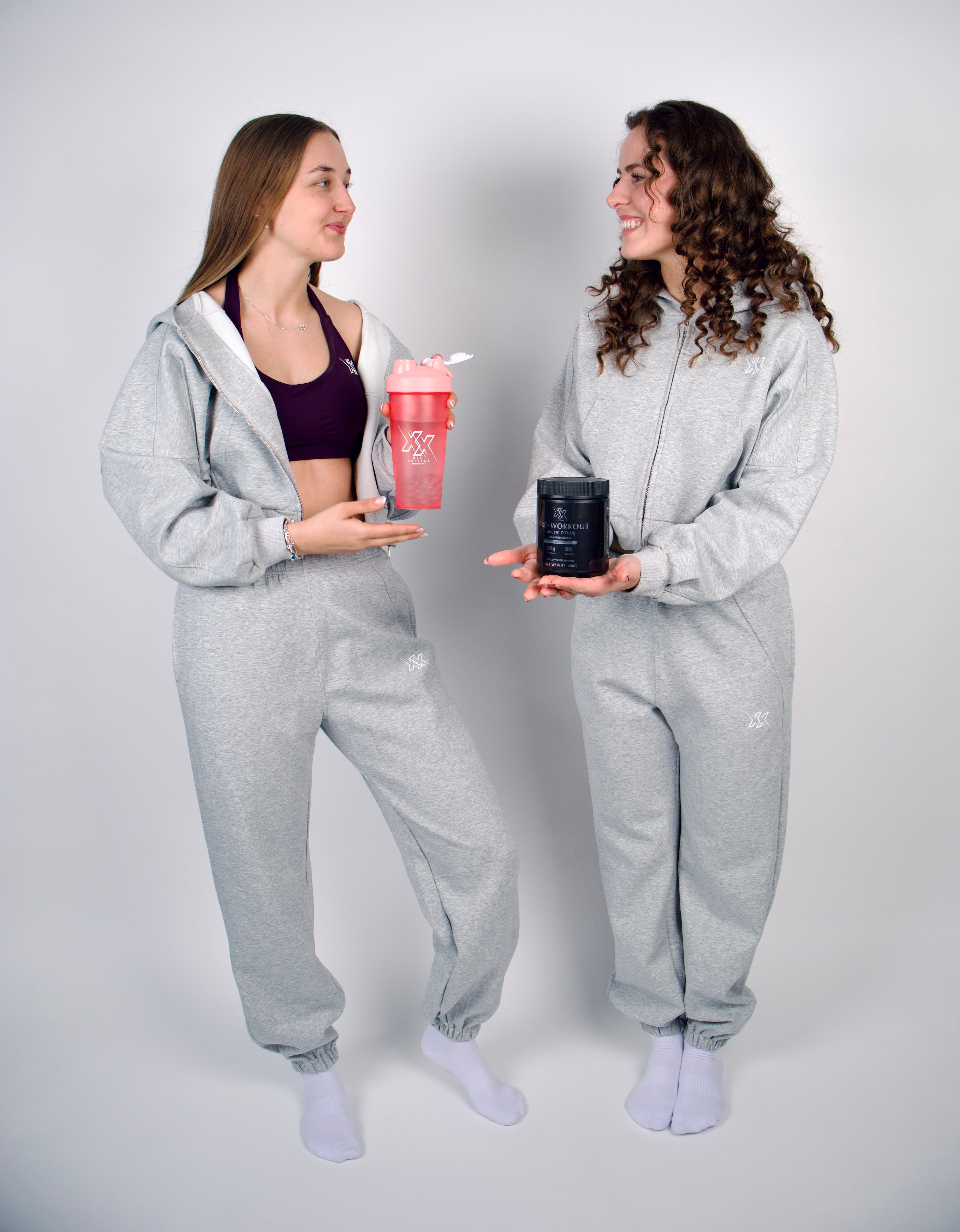 Recharge Zip Hoodie – Cloud Grey