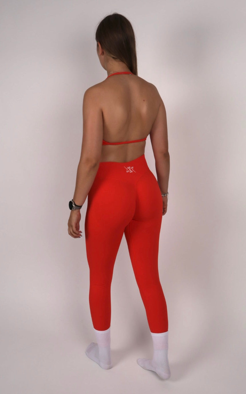 Extreme Scrunch Legging – Fire Orange - Next Extreme Performance