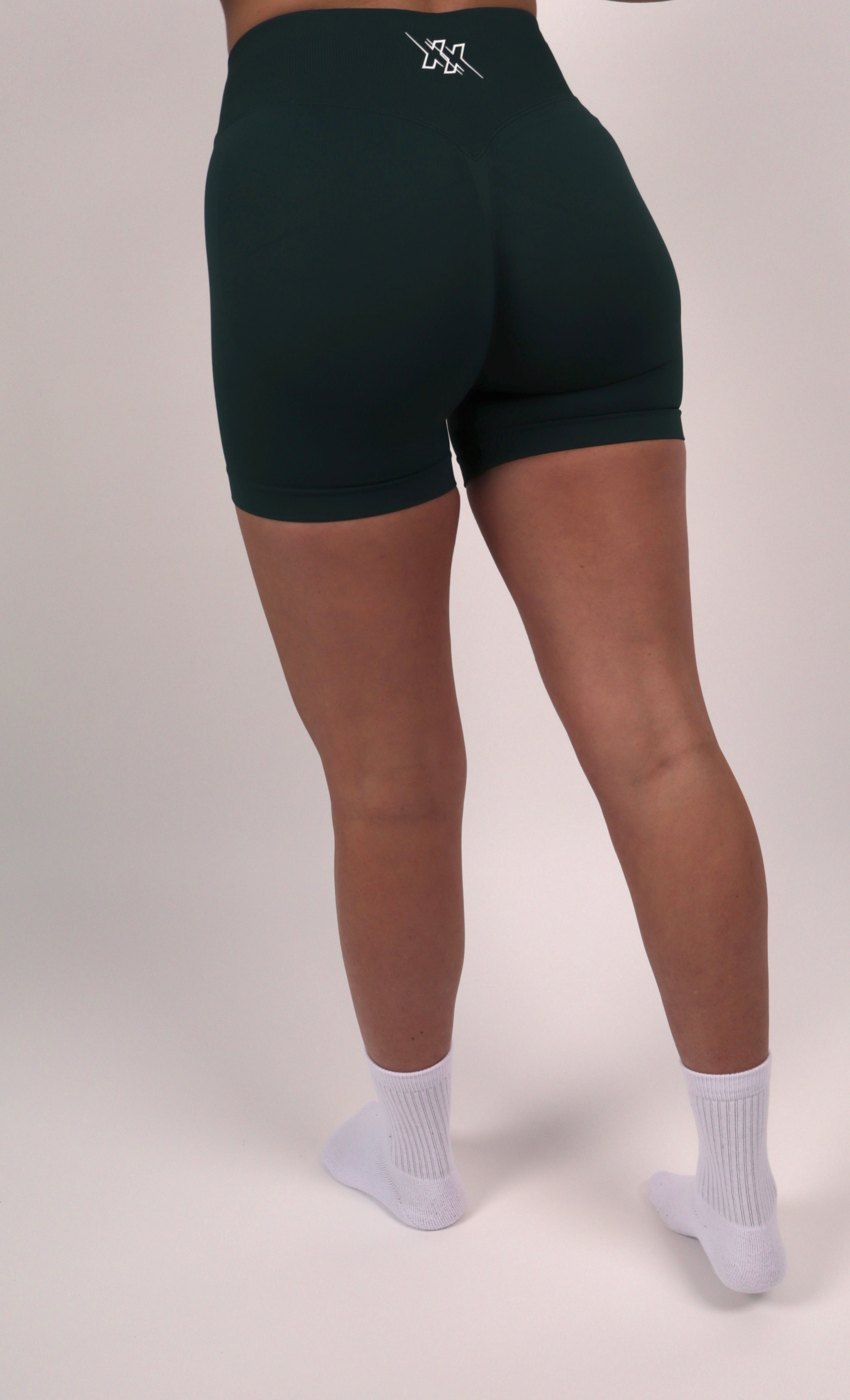 Extreme Scrunch Shorts – Deep Green - Next Extreme Performance