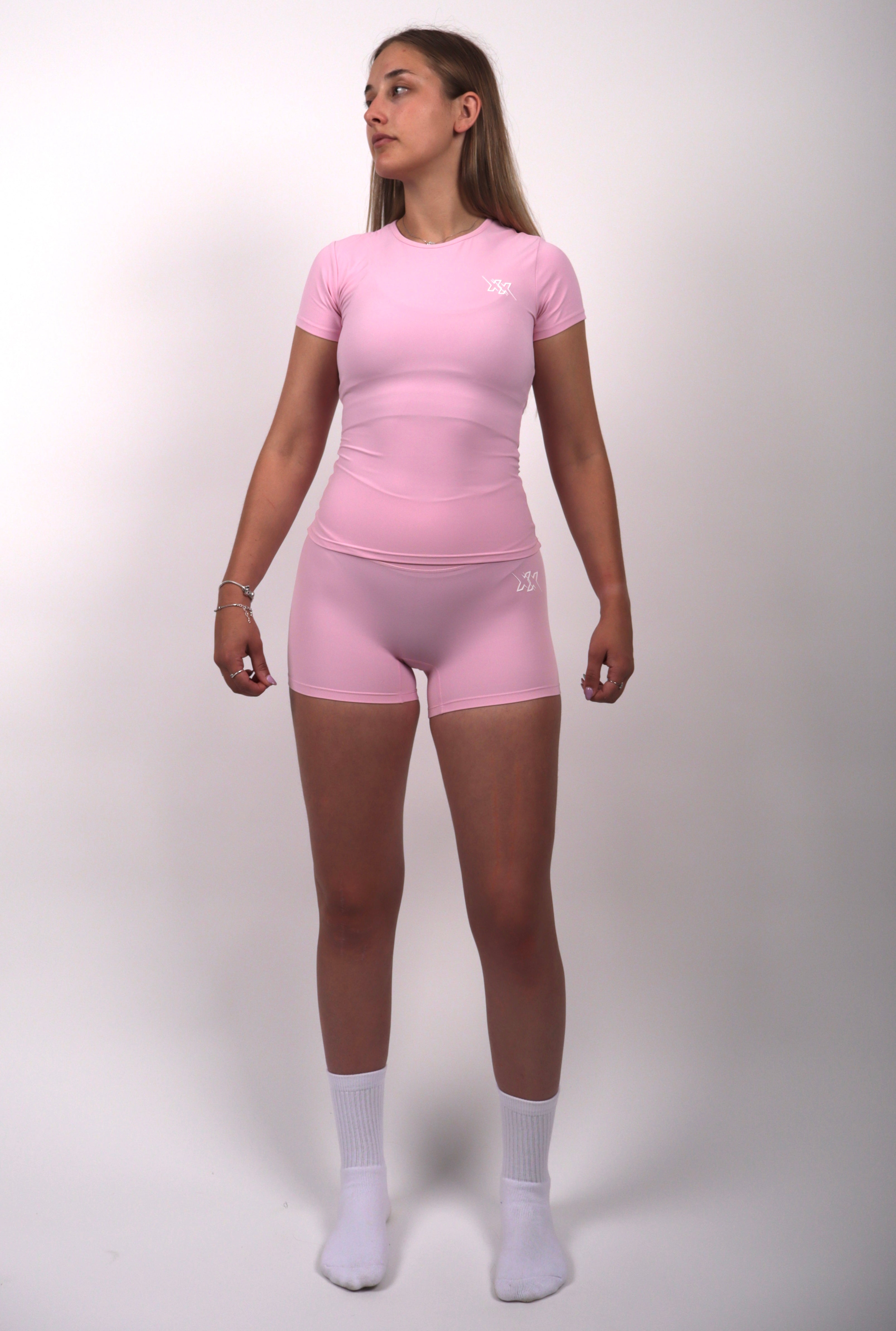 Fitted Shortsleeve – Crystal Pink