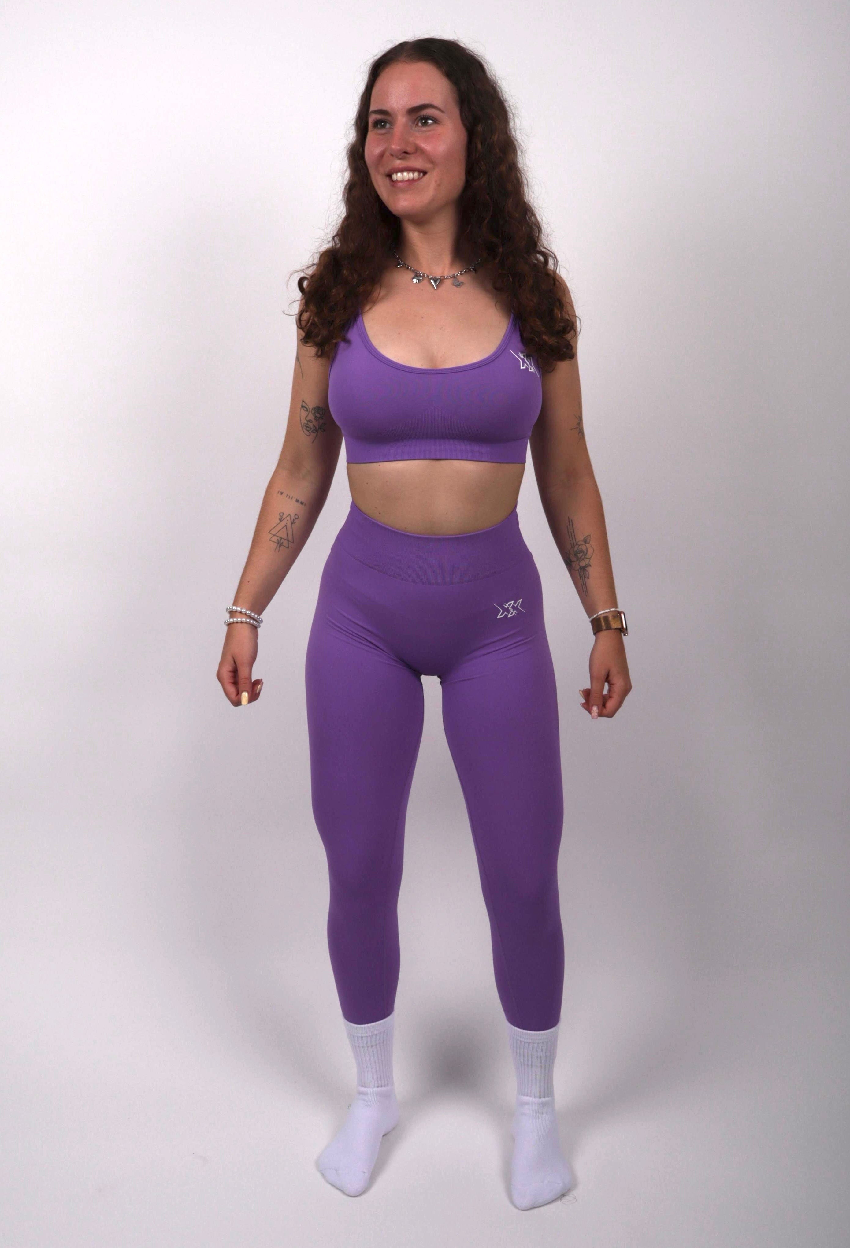 Performance Leggings – Power Purple
