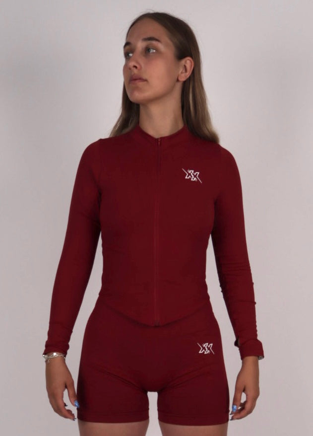 Sculpt Vest – Wine Red