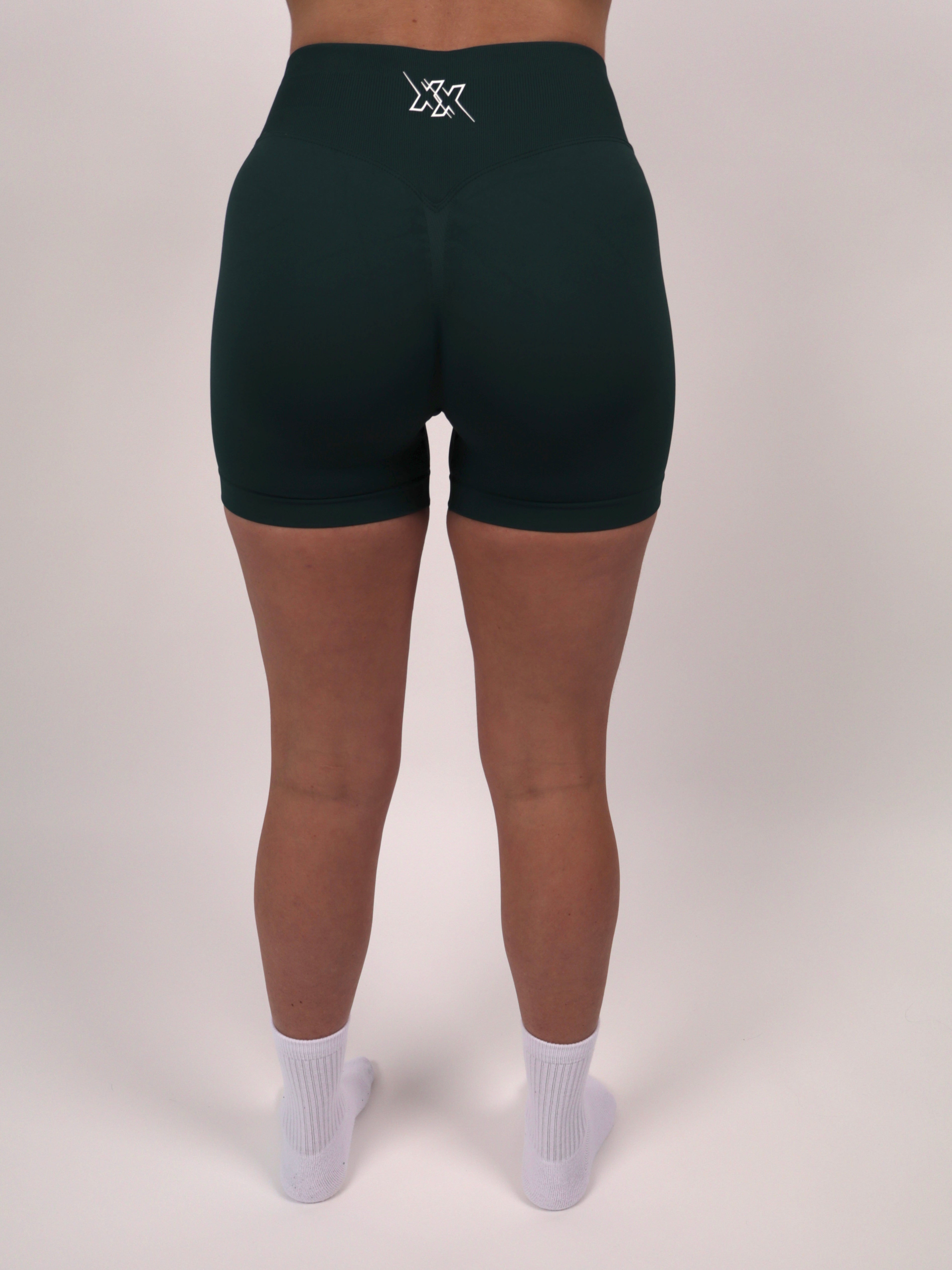 Extreme Scrunch Shorts – Deep Green - Next Extreme Performance