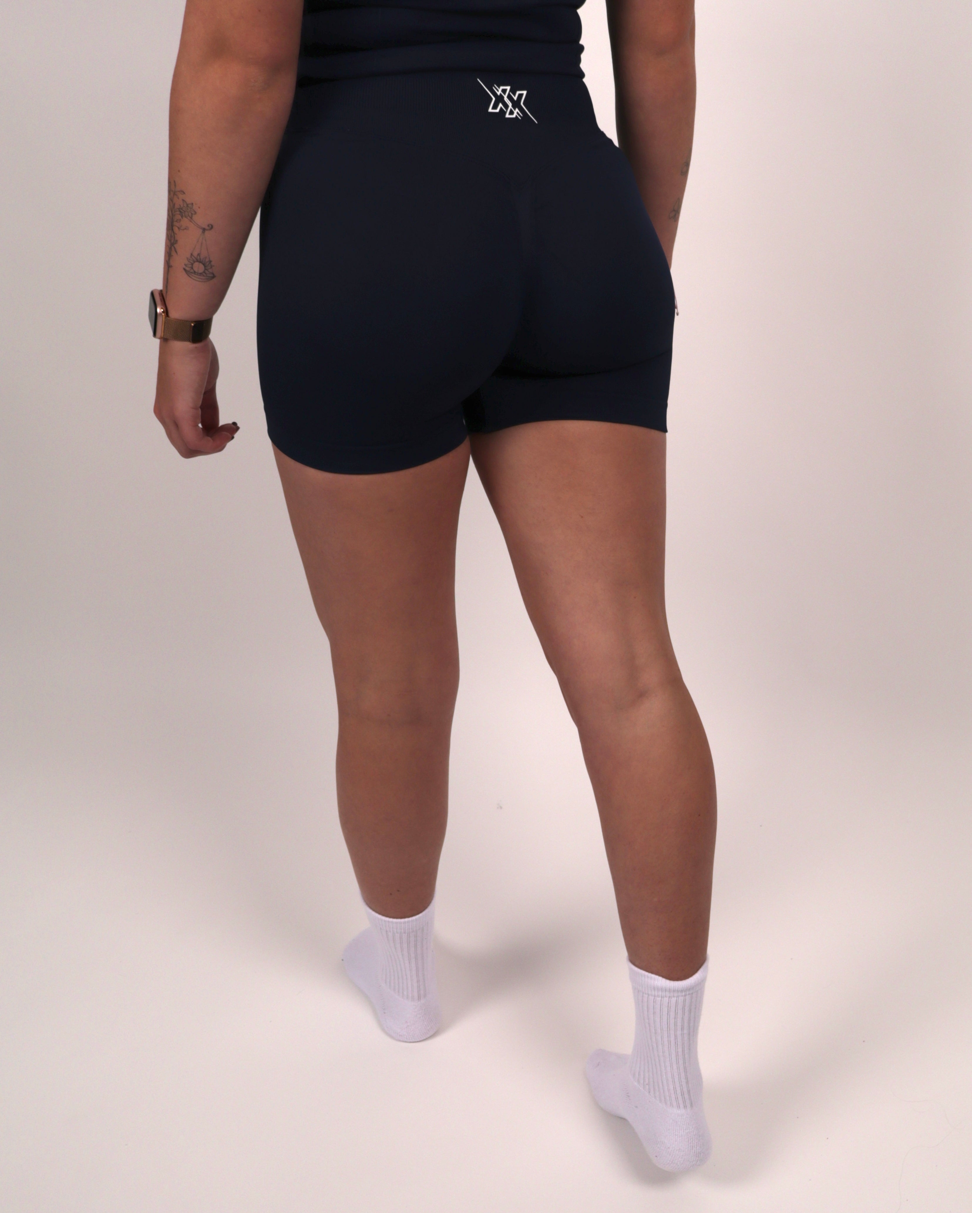 Extreme Scrunch Shorts – Ink Blue - Next Extreme Performance