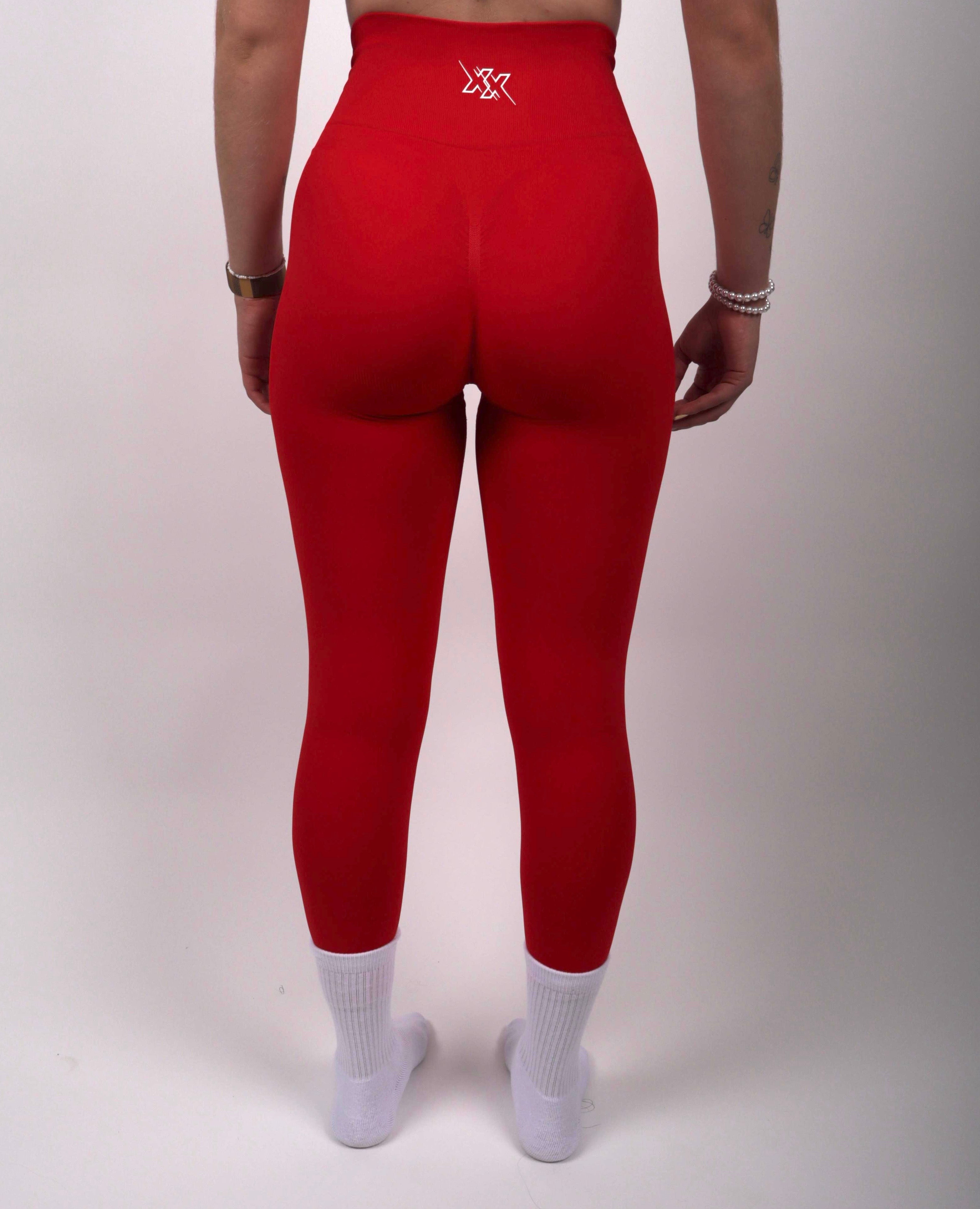 Performance Legging – Lovely Red
