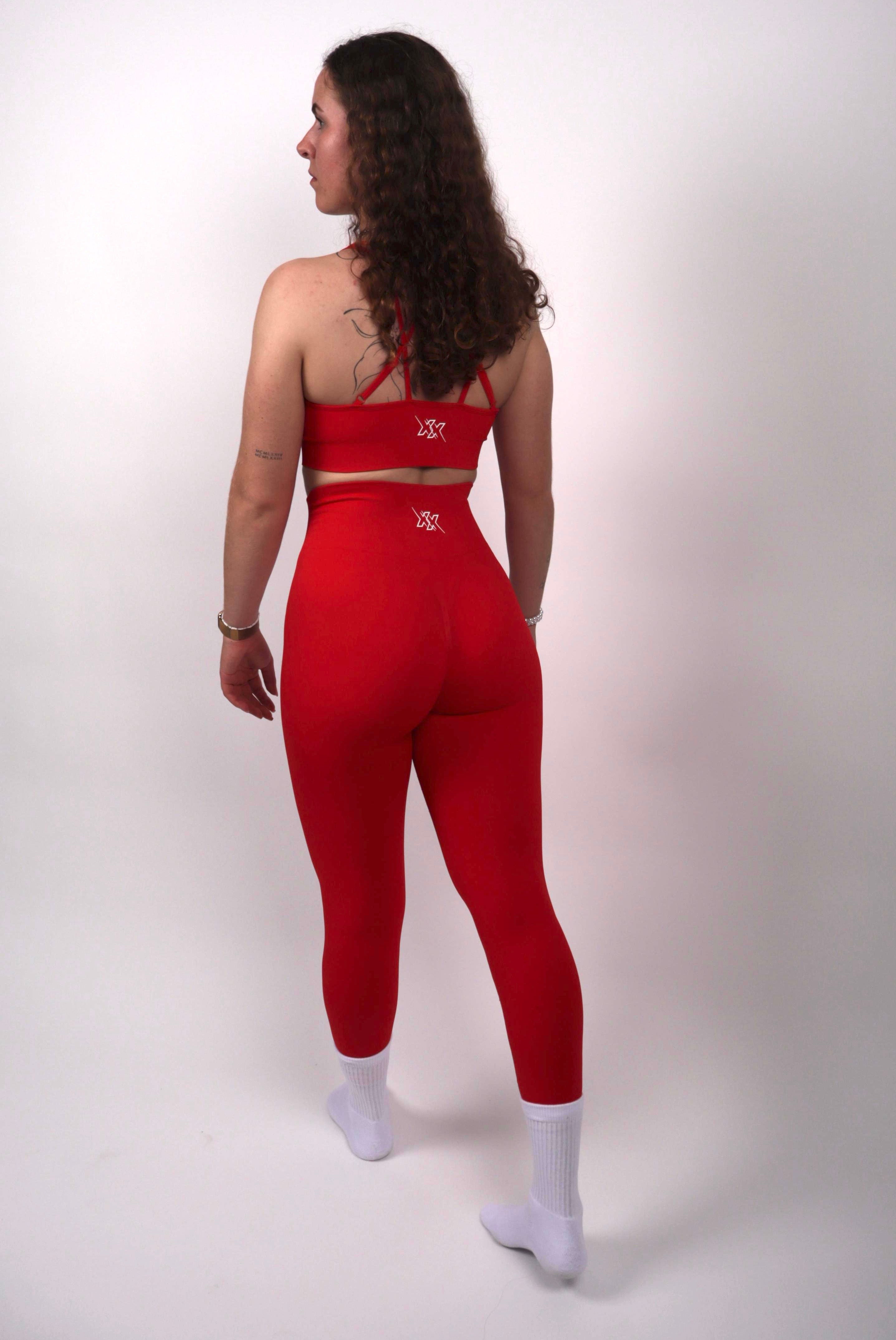 Performance Legging – Lovely Red