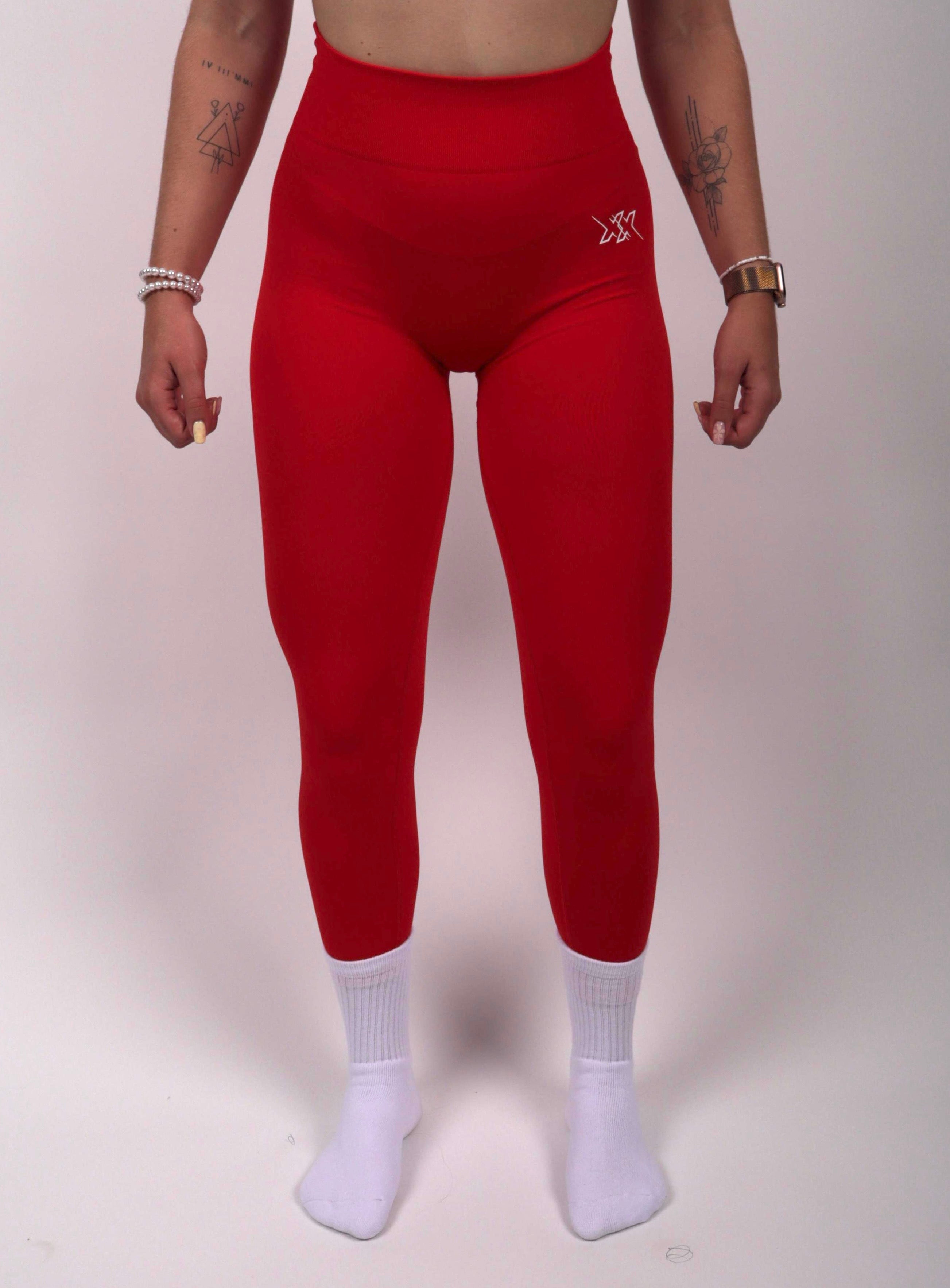 Performance Legging – Lovely Red