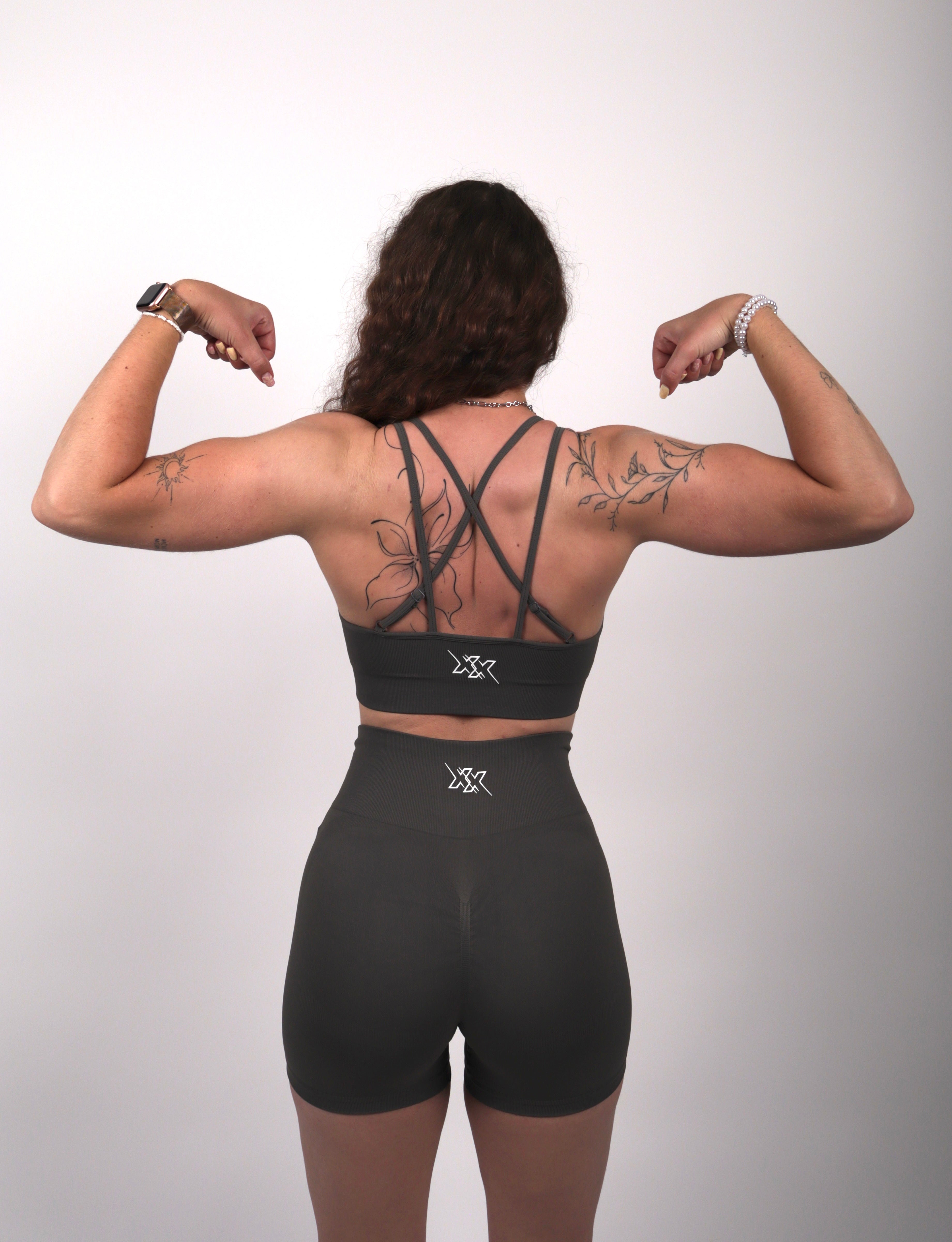 Performance Sports Bra – Stone Grey